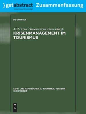 cover image of Krisenmanagement im Tourismus (Zusammenfassung)